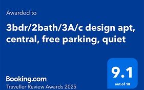 3Bdr-2Bath-3Ac Design Apt, Central, Secured Parking, Quiet